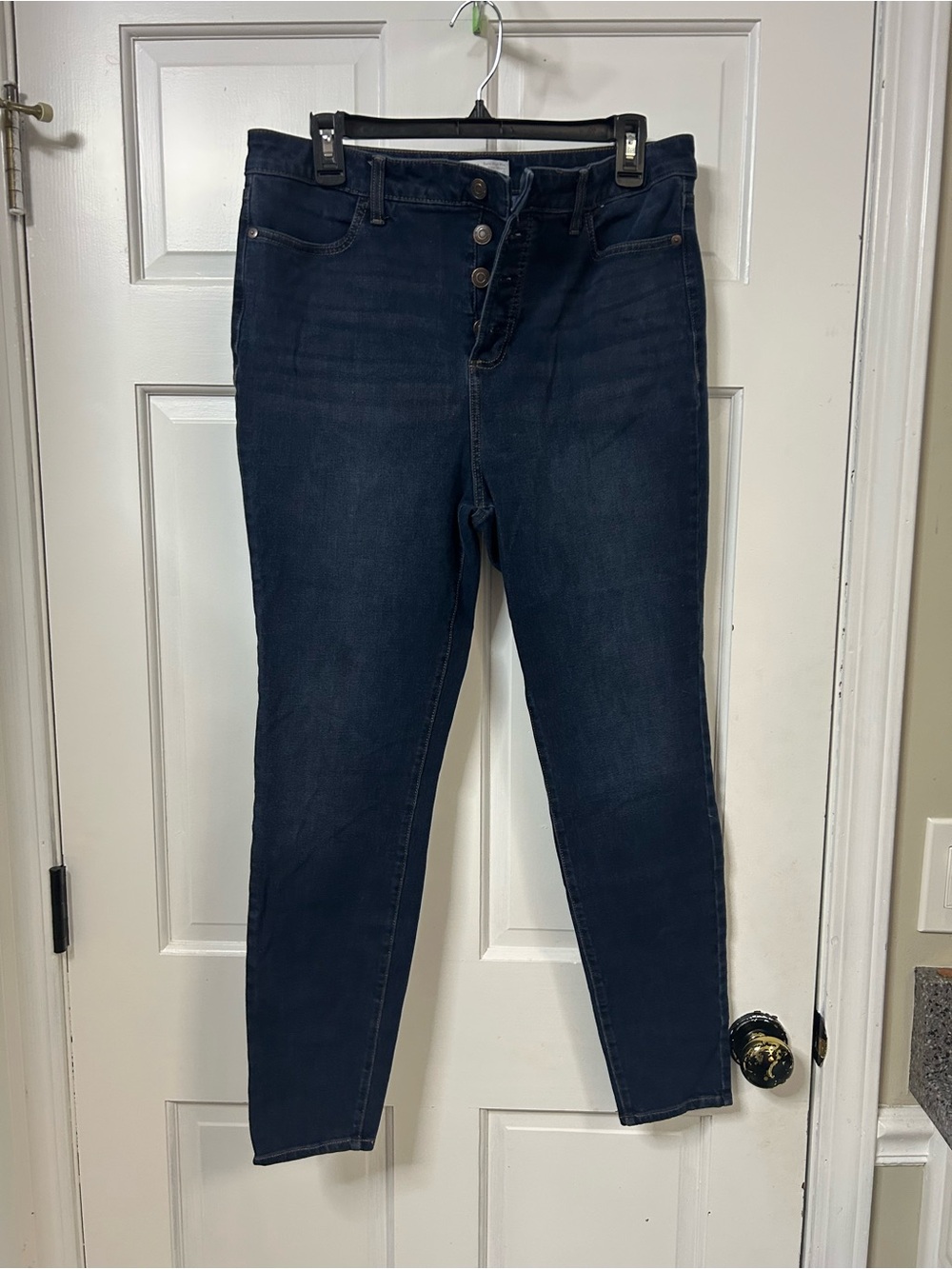 LC Lauren Conrad Dark Navy High-Rise Skinny Jeans